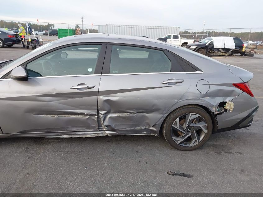 2024 Hyundai Elantra Sel VIN: KMHLS4DG7RU825265 Lot: 43943653