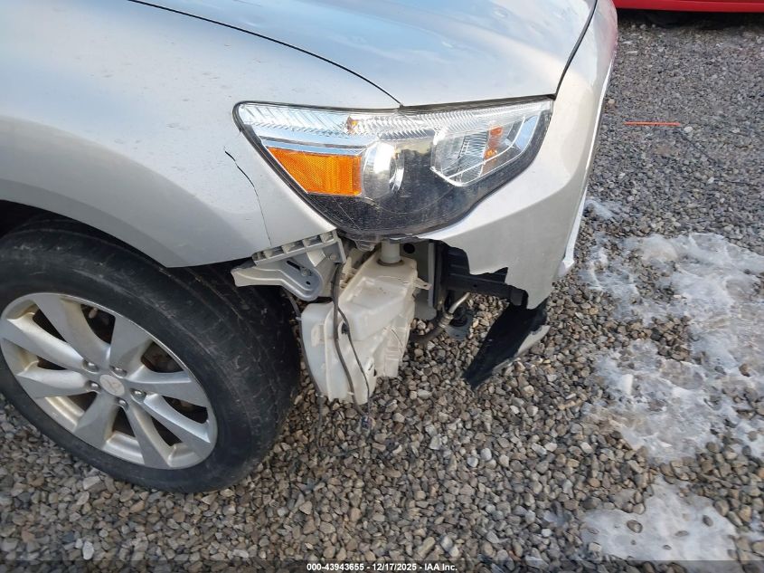 2015 Mitsubishi Outlander Sport Es VIN: 4A4AP3AW2FE038239 Lot: 43943655