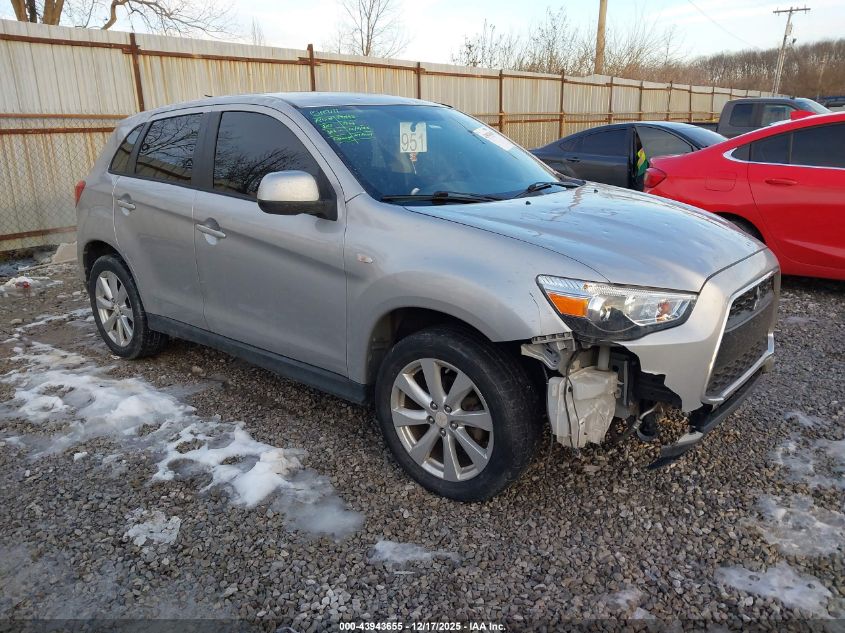 2015 Mitsubishi Outlander Sport Es VIN: 4A4AP3AW2FE038239 Lot: 43943655