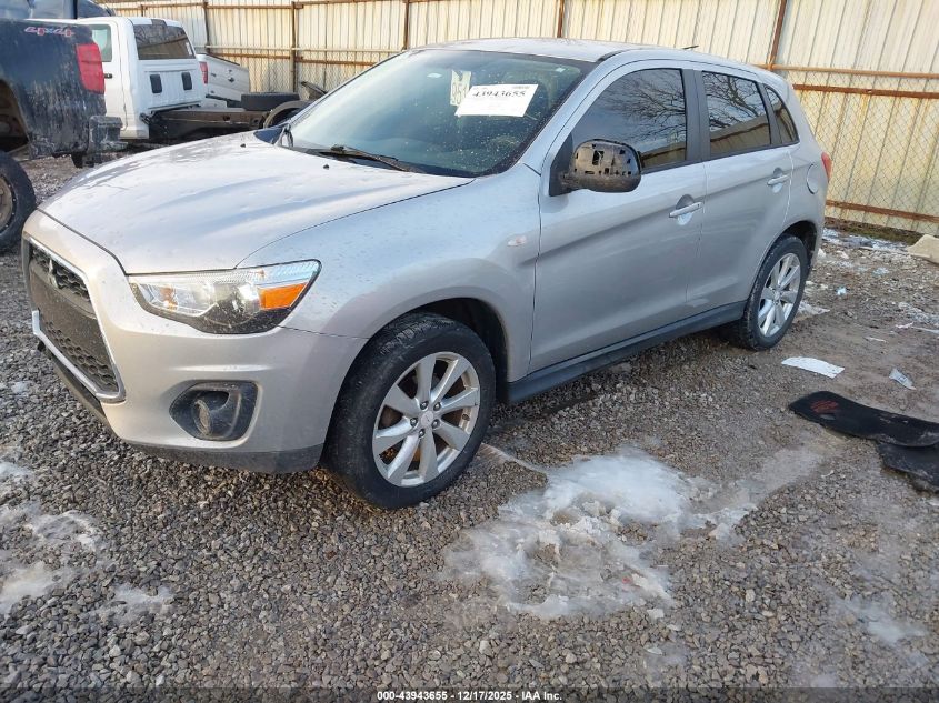 2015 Mitsubishi Outlander Sport Es VIN: 4A4AP3AW2FE038239 Lot: 43943655