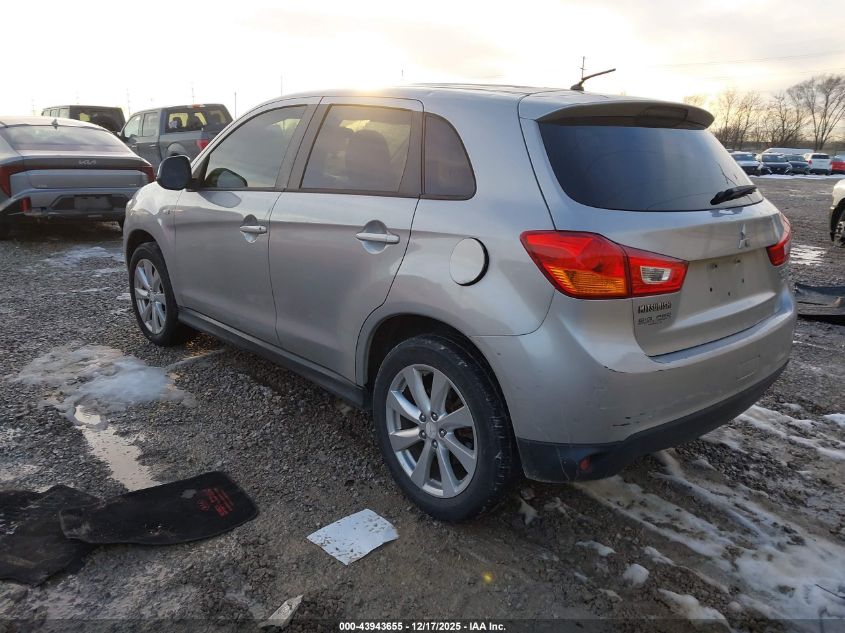 2015 Mitsubishi Outlander Sport Es VIN: 4A4AP3AW2FE038239 Lot: 43943655