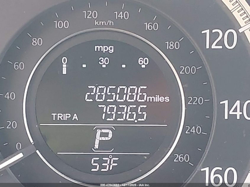 2014 Honda Accord Ex-L VIN: 1HGCR2F89EA094006 Lot: 43943663