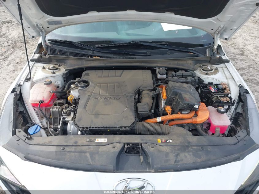 2023 Hyundai Elantra Hybrid Blue VIN: KMHLM4AJ0PU044675 Lot: 43943674