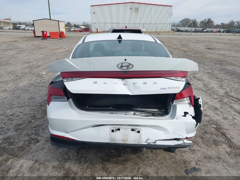 2023 Hyundai Elantra Hybrid Blue VIN: KMHLM4AJ0PU044675 Lot: 43943674