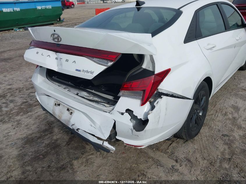 2023 Hyundai Elantra Hybrid Blue VIN: KMHLM4AJ0PU044675 Lot: 43943674