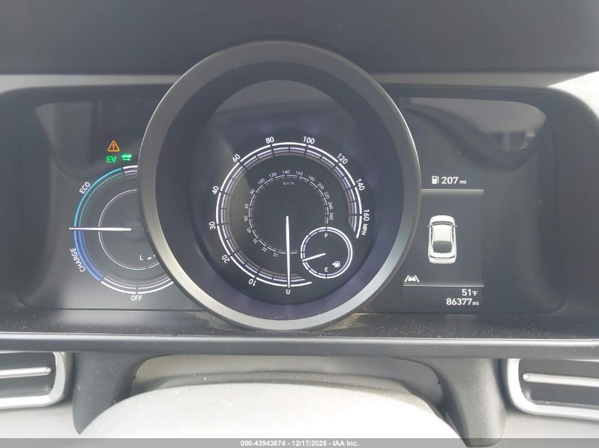 2023 Hyundai Elantra Hybrid Blue VIN: KMHLM4AJ0PU044675 Lot: 43943674