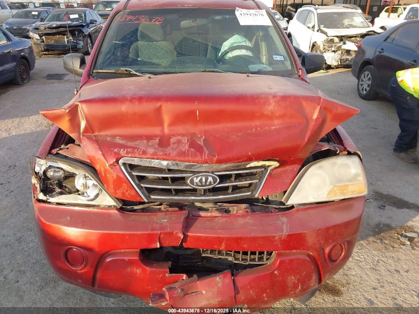 2008 Kia Sorento Lx VIN: KNDJD735285854074 Lot: 43943678