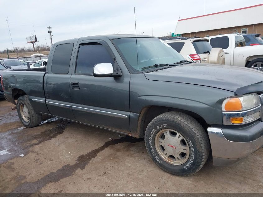 2001 GMC Sierra 1500 Sle VIN: 2GTEC19T711272017 Lot: 43943696
