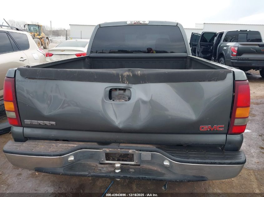 2001 GMC Sierra 1500 Sle VIN: 2GTEC19T711272017 Lot: 43943696