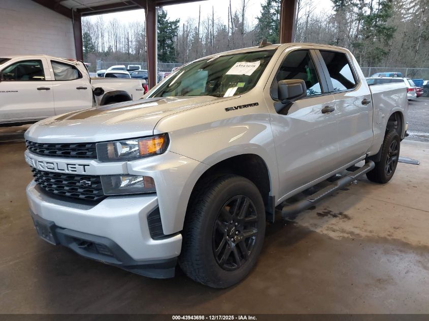 2022 Chevrolet Silverado 1500 Ltd 4Wd Short Bed Custom VIN: 1GCPYBEK3NZ237470 Lot: 43943698