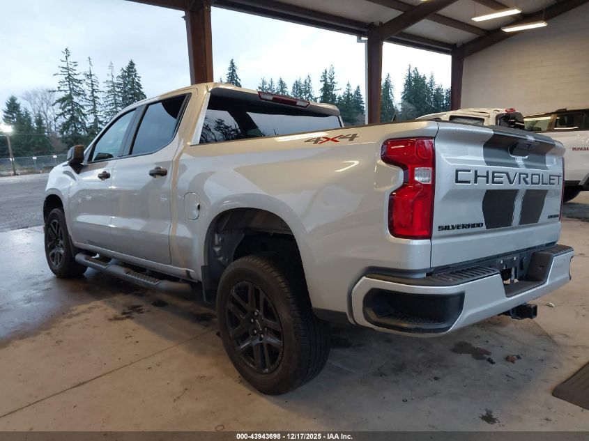 2022 Chevrolet Silverado 1500 Ltd 4Wd Short Bed Custom VIN: 1GCPYBEK3NZ237470 Lot: 43943698