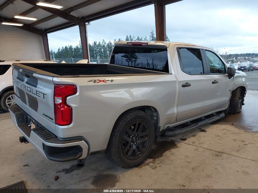 2022 Chevrolet Silverado 1500 Ltd 4Wd Short Bed Custom VIN: 1GCPYBEK3NZ237470 Lot: 43943698