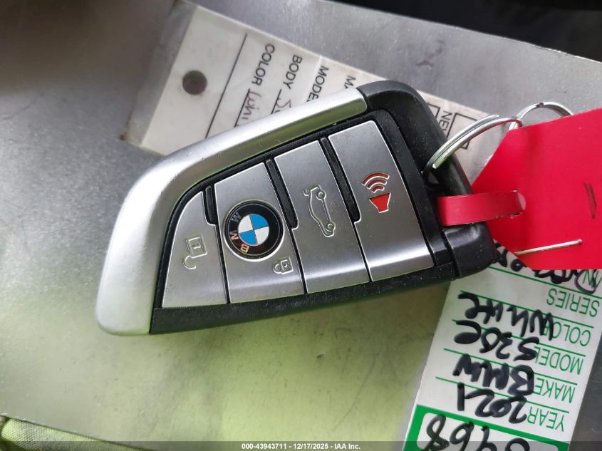 2021 BMW 530E VIN: WBA13AG07MCF47052 Lot: 43943711