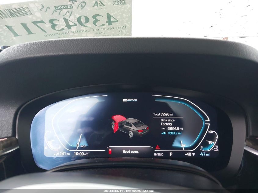 2021 BMW 530E VIN: WBA13AG07MCF47052 Lot: 43943711