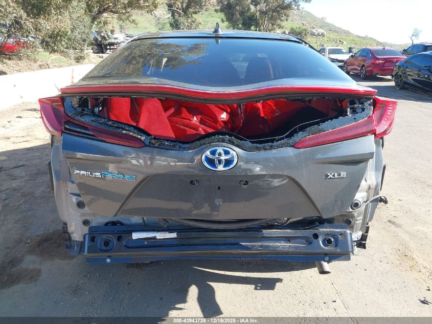 2022 Toyota Prius Prime Xle VIN: JTDKAMFP8N3204374 Lot: 43943726