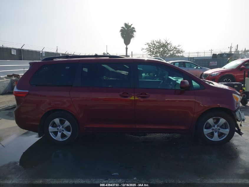 2017 Toyota Sienna Le 8 Passenger VIN: 5TDKZ3DC1HS878503 Lot: 43943733