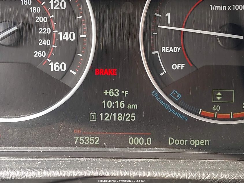 2014 BMW 335I VIN: WBA3A9G58ENN73302 Lot: 43943737