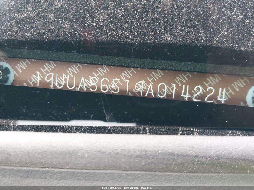 2009 Acura Tl 3.5 VIN: 19UUA86519A014224 Lot: 43943738