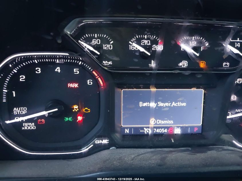 2020 GMC Sierra 1500 4Wd Short Box Elevation VIN: 3GTU9CED3LG274782 Lot: 43943743