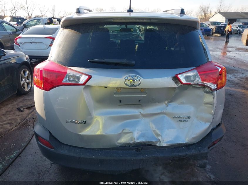 2015 Toyota Rav4 Limited VIN: JTMDFREV3FD123706 Lot: 43943746