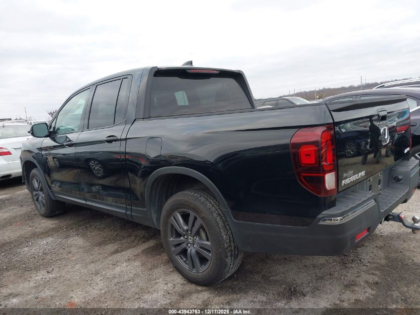 2020 Honda Ridgeline Awd Sport VIN: 5FPYK3F14LB029724 Lot: 43943753