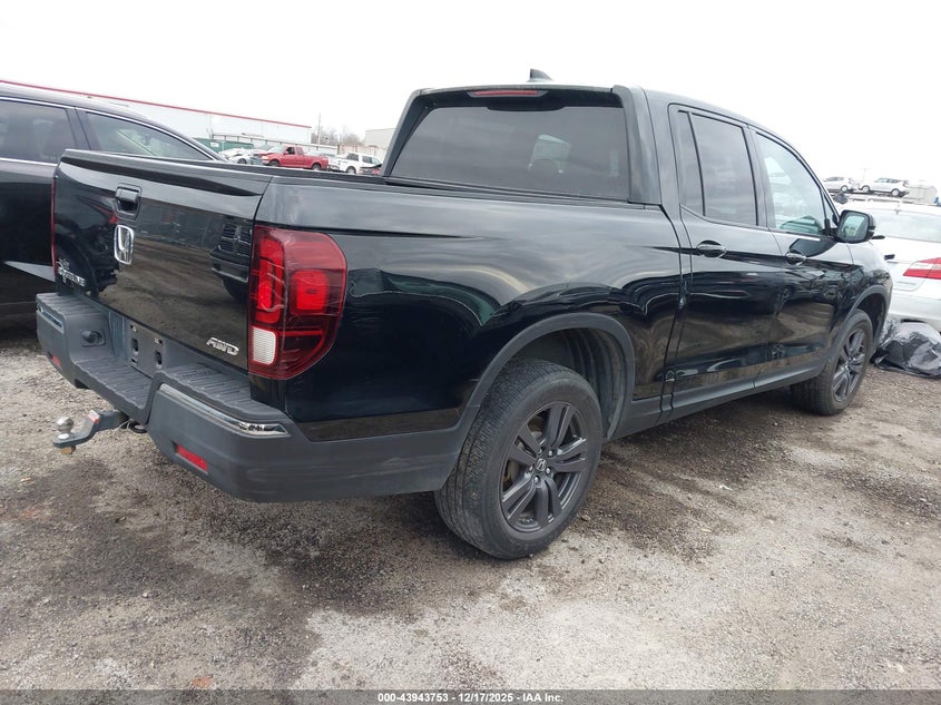 2020 Honda Ridgeline Awd Sport