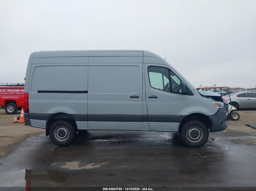 2022 Mercedes-Benz Sprinter 2500 Standard Roof V6 VIN: W1Y4EBVY5NT100545 Lot: 43943759