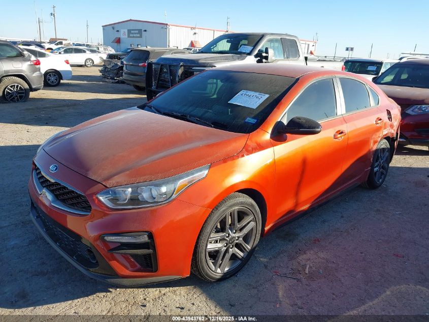 2021 Kia Forte Gt-Line VIN: 3KPF34AD2ME293536 Lot: 43943762