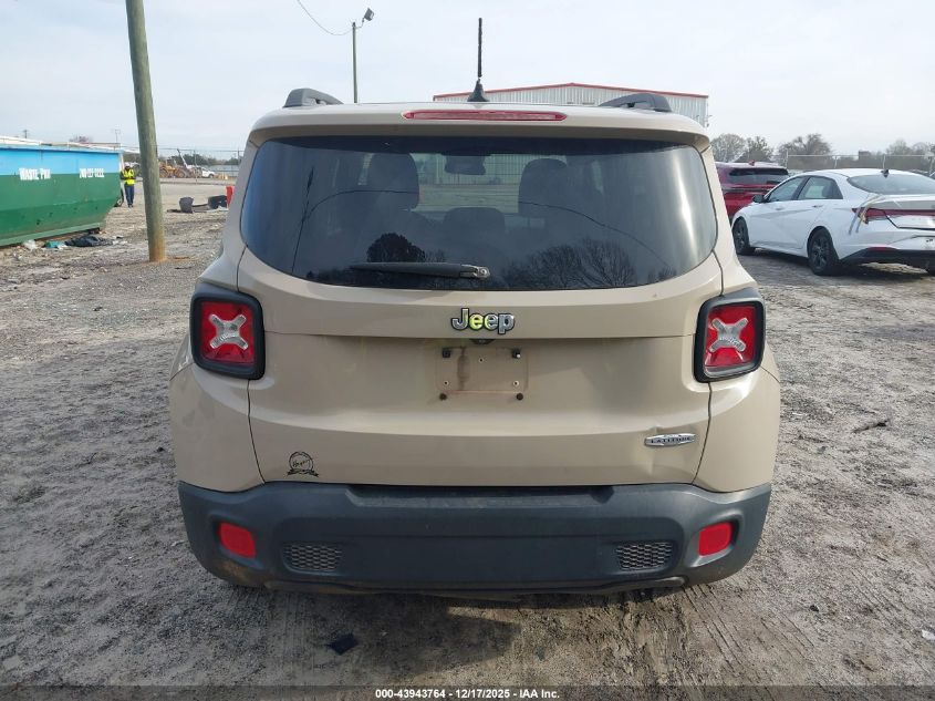 2016 Jeep Renegade Latitude VIN: ZACCJABT4GPC48439 Lot: 43943764