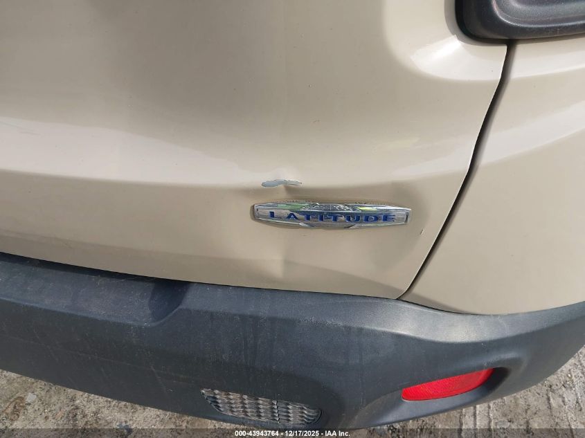 2016 Jeep Renegade Latitude VIN: ZACCJABT4GPC48439 Lot: 43943764