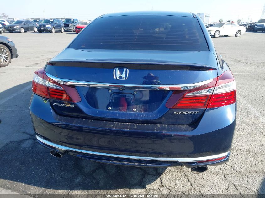 2017 Honda Accord Sport VIN: 1HGCR2F50HA297134 Lot: 43943767