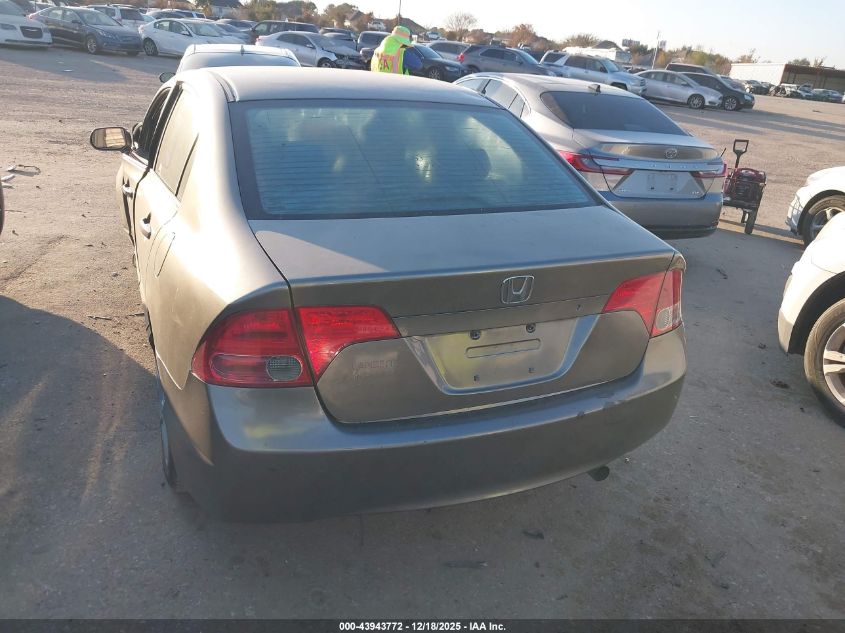 2008 Honda Civic Lx VIN: 2HGFA16508H306463 Lot: 43943772