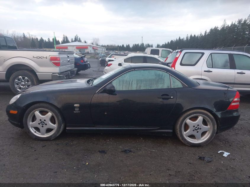 1999 Mercedes-Benz Slk 230 Kompressor VIN: WDBKK47F3XT094921 Lot: 43943776