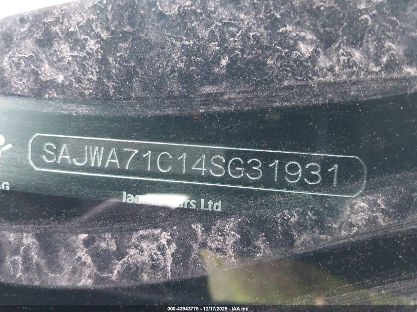 2004 Jaguar Xj Xj8 VIN: SAJWA71C14SG31931 Lot: 43943778