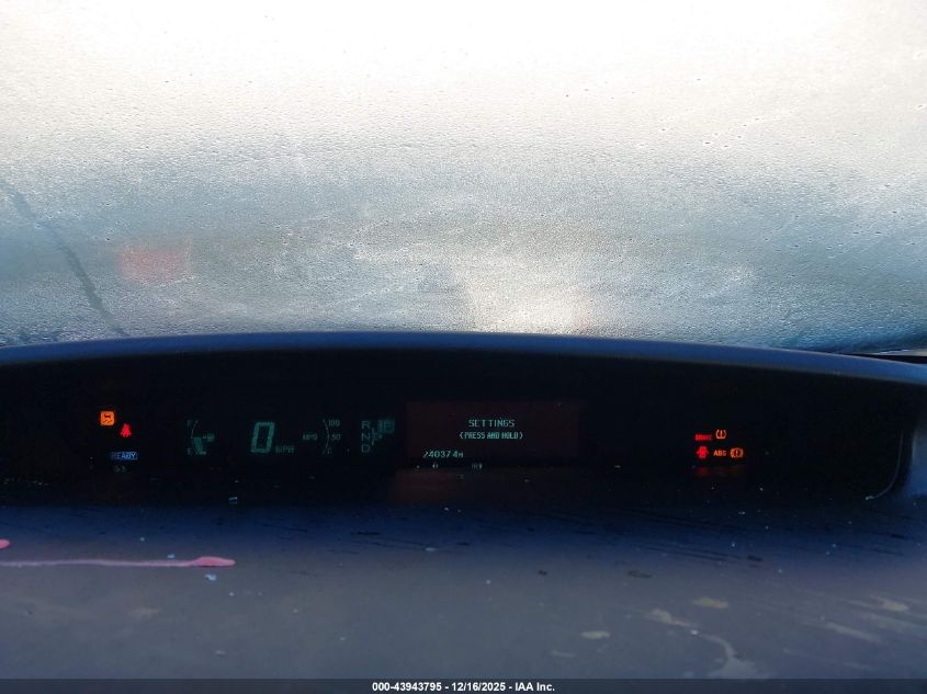 2011 Toyota Prius Three VIN: JTDKN3DUXB5327598 Lot: 43943795