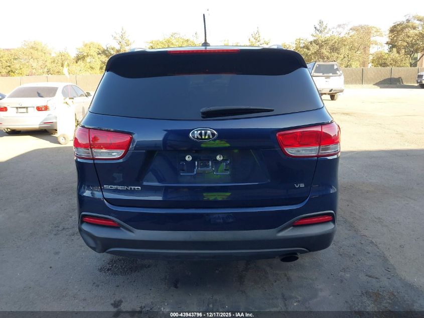 2017 Kia Sorento 3.3L Lx VIN: 5XYPGDA53HG333424 Lot: 43943796