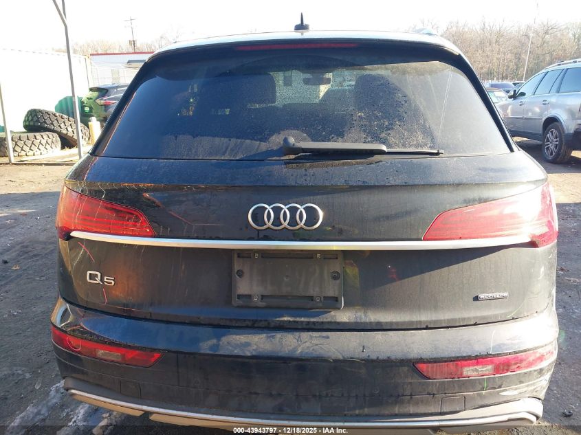 2021 Audi Q5 Premium 45 Tfsi Quattro S Tronic VIN: WA1AAAFY6M2046103 Lot: 43943797
