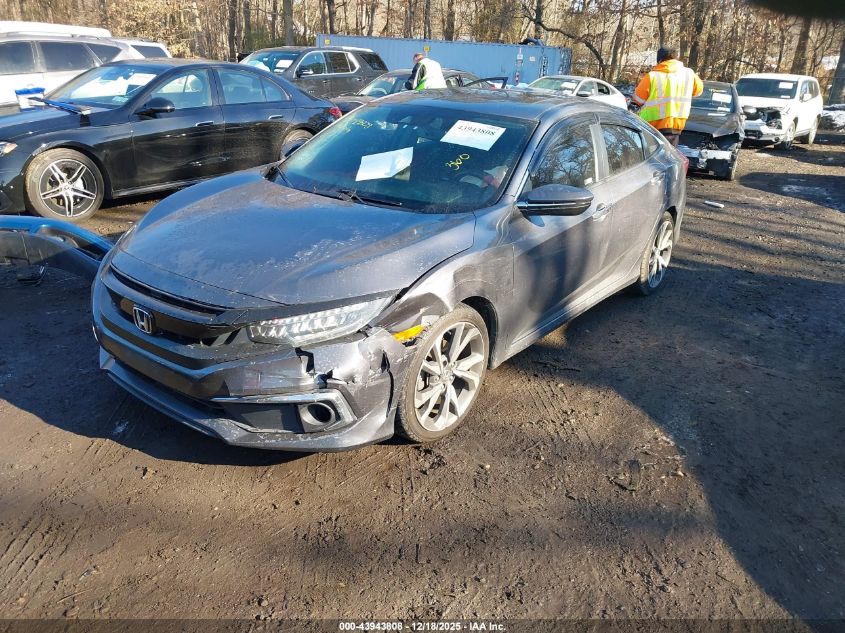 2019 Honda Civic Touring VIN: 19XFC1F99KE206599 Lot: 43943808