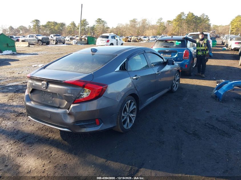 2019 Honda Civic Touring VIN: 19XFC1F99KE206599 Lot: 43943808