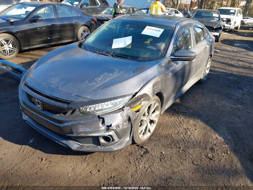 2019 Honda Civic Touring VIN: 19XFC1F99KE206599 Lot: 43943808