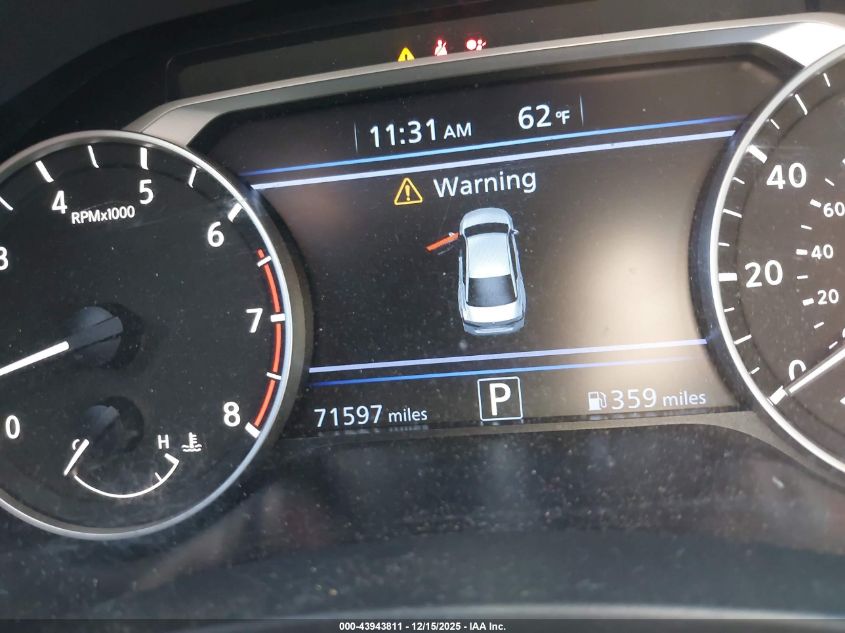 2022 Nissan Altima Sr Fwd VIN: 1N4BL4CVXNN315113 Lot: 43943811