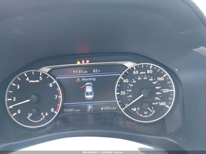 2022 Nissan Altima Sr Fwd VIN: 1N4BL4CVXNN315113 Lot: 43943811