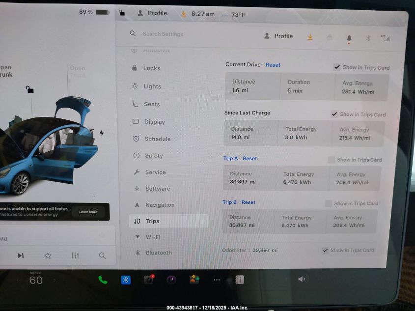 2020 Tesla Model 3 Standard Range Plus Rear-Wheel Drive/Standard Range Rear-Wheel Drive VIN: 5YJ3E1EAXLF634976 Lot: 43943817