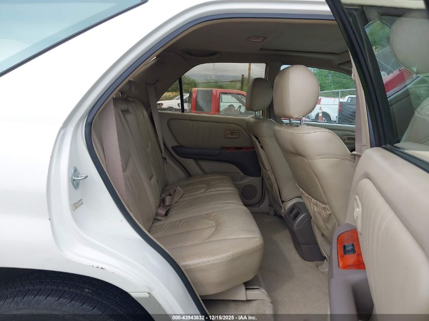 2000 Lexus Rx 300 VIN: JT6GF10U8Y0075246 Lot: 43943832