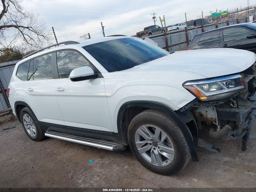 2021 Volkswagen Atlas 2.0T S VIN: 1V2AP2CA8MC560576 Lot: 43943859