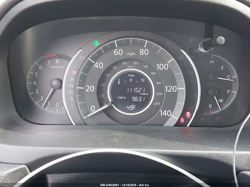 2016 Honda Cr-V Se VIN: 2HKRM3H43GH545773 Lot: 43943861