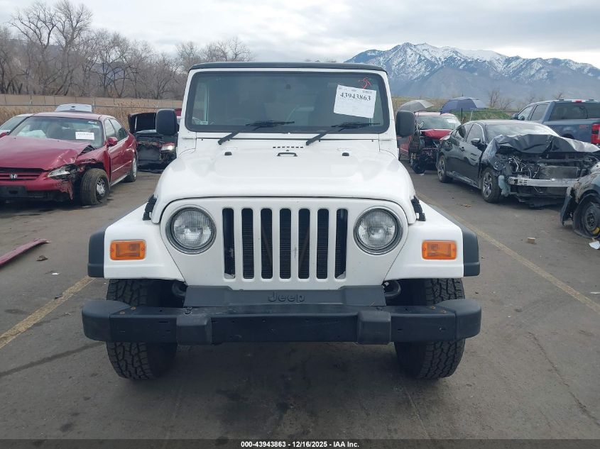 2005 Jeep Wrangler Sport Rhd VIN: 1J4F449S05P341031 Lot: 43943863