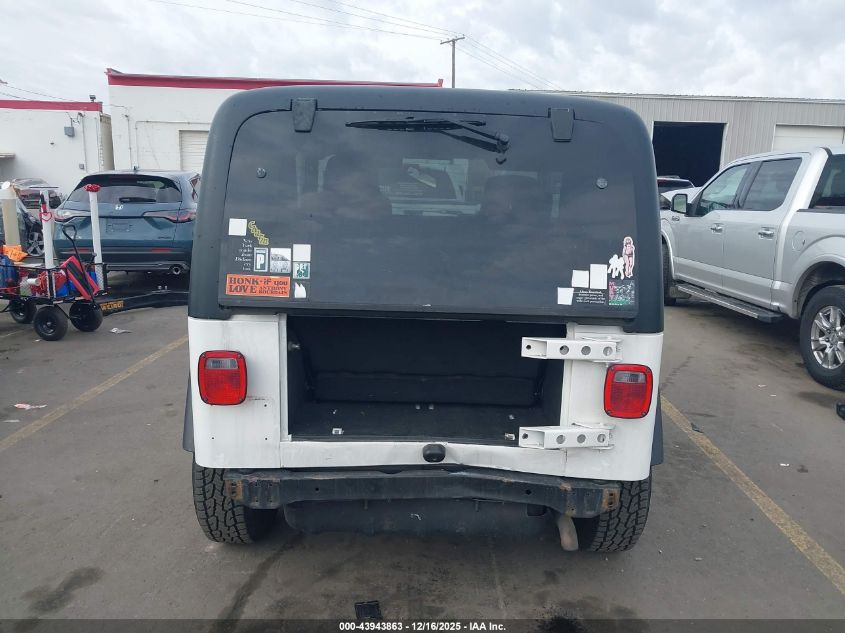 2005 Jeep Wrangler Sport Rhd VIN: 1J4F449S05P341031 Lot: 43943863