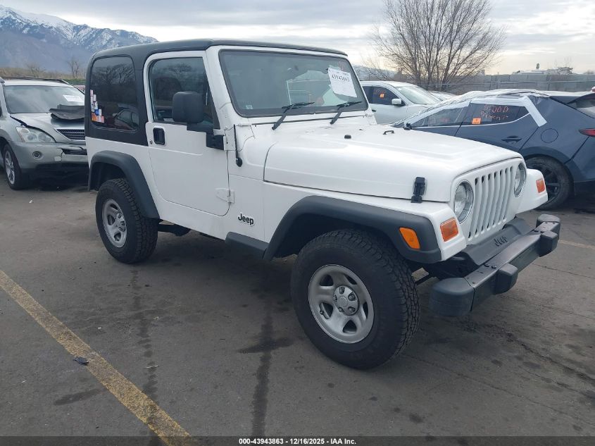2005 Jeep Wrangler Sport Rhd VIN: 1J4F449S05P341031 Lot: 43943863