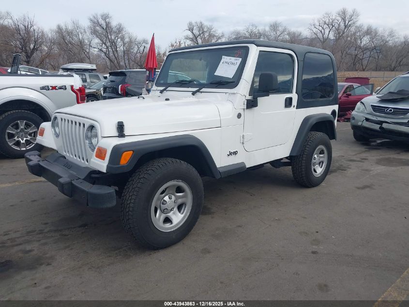 2005 Jeep Wrangler Sport Rhd VIN: 1J4F449S05P341031 Lot: 43943863
